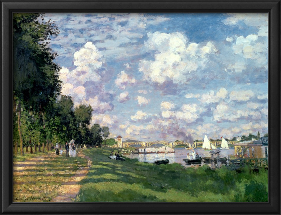 THE MARINA AT ARGENTEUIL, 1872 - Claude Monet Paintings